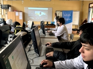Estudiantes del Liceo Industrial Bicentenario Benjamín Dávila Larraín identificaron sus habilidades con Relink